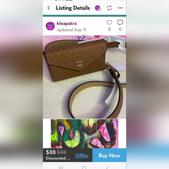 Michael Kors Brown Mini Bag - Picture 9 of 9